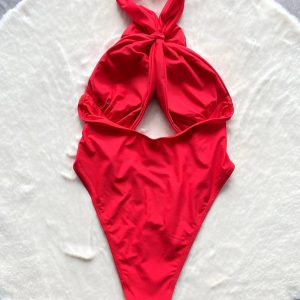 2023 Y2K Backless Monokini Swimsuit - Sexy Hollow Out Brazilian Swimwear for Beachwear