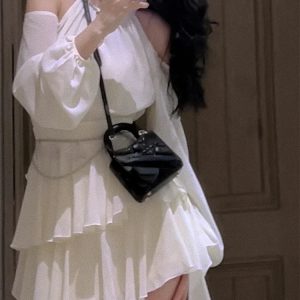 2024 New Y2K Aesthetic Mini Dress - Elegant Long Sleeve Casual Party Dress for Women