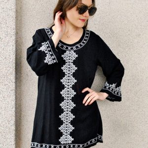 2024 Sexy Boho Beach Dress for Women - Loose Cotton Tunic, Plus Size Summer Party Wear