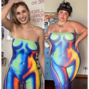 2024 Y2K Edgy Multicolor Body Print Tube Jumpsuit for Trendy Aesthetic Outfits