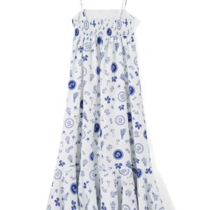 2024 Y2K Floral Print Sleeveless Spaghetti Strap Casual Party Dress for Women