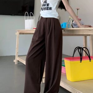 Andie Y2K Loose Pants - Comfy Grunge Style with Vintage Aesthetic for Effortless Chic