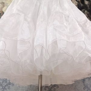 Angel Wings 60Cm Long Pannier Skirt - Y2K Aesthetic Layered Fashion Statement