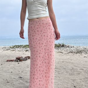 April Floral Cargo Skirt - Y2K Aesthetic with Coquette Style for Effortless Chic