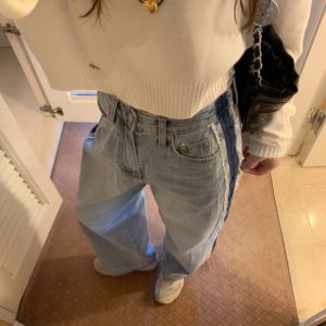 Ashton Vintage Wide Leg Jeans - Y2K Aesthetic Denim for Effortless Grunge Style