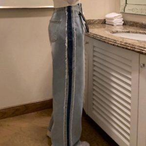 Ashton Vintage Wide Leg Jeans - Y2K Aesthetic Denim for Effortless Grunge Style