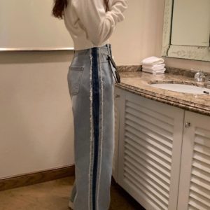 Ashton Vintage Wide Leg Jeans - Y2K Aesthetic Denim for Effortless Grunge Style