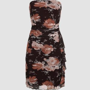 Begonia Haze Y2K Tube Dress - Cute Pastel Goth Aesthetic for Trendy Outfits