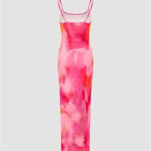 Brisleche Y2K Aesthetic Heat Maxi Dress - Trendy Coquette Style for Effortless Elegance