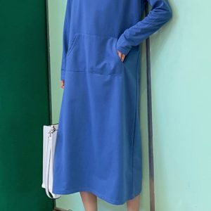 Candy Color Y2K Hoodie Dress - Cute Pastel Aesthetic for Cozy, Stylish Outfits