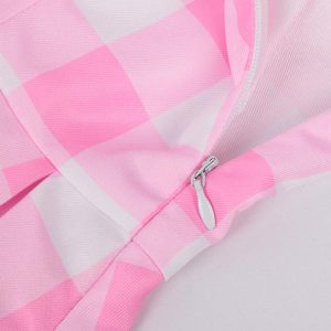 Charming Sweetheart Gingham Dress - Y2K Aesthetic Cute Dress for Coquette Style Outfits