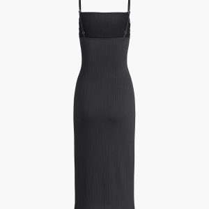 Chic Backless Pleated Midi Dress for Y2K Fashion Lovers and Coquette Aesthetic Enthusiasts