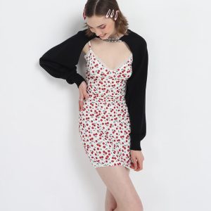 Chic Doily Cherries Dress - Y2K Aesthetic with Coquette Style for Trendy Outfits