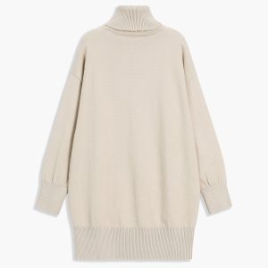 Chic Minimalist Turtleneck Short Sweater Dress for Y2K Aesthetic Fashion Lovers