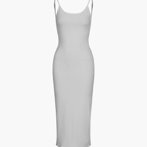 Chic Open Back Midi Dress in Y2K Style - Perfect for Coquette and Grunge Aesthetics