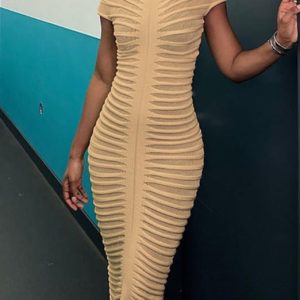 Chic Ruched Bodycon Maxi Dress - Y2K Aesthetic Fashion for Effortless Style