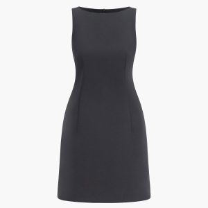 Chic Sleeveless Short Dress in Y2K Style - Perfect for Coquette and Grunge Aesthetics