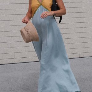 Chic V Neck Sleeveless Maxi Dress for Effortless Y2K Style and Coquette Aesthetic