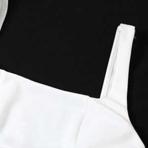 Chic White Backless Ruched Dress with Tie-Back for Y2K Fashion Lovers