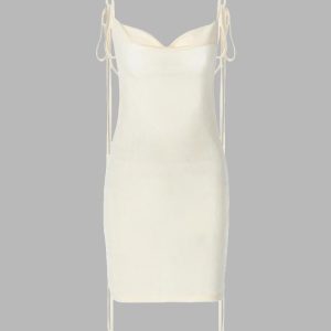 Clinomania Cami Dress - Y2K Aesthetic Slip Dress for Coquette and Grunge Styles