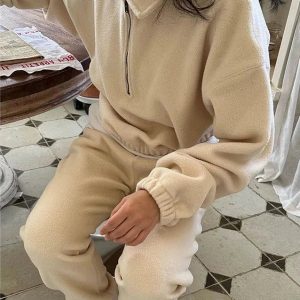 Coquette Aesthetic Maisley Loungewear Set - Y2K Fashion Comfy Outfit for Cozy Days