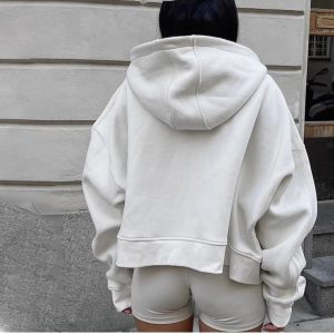 Coquette Aesthetic Samaya Zipper Sweatshirt - Y2K Fashion Comfy Hoodie for Cute Outfits