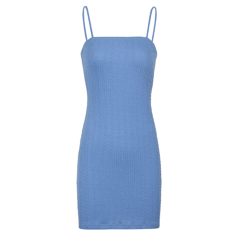 Coquette Aesthetic Short Knitted Dress - Y2K Style Cute Dress for Effortless Charm