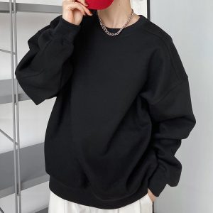 Cozy Alcinia Loose Thick Sweater for Y2K Aesthetic and Grunge Style Outfits