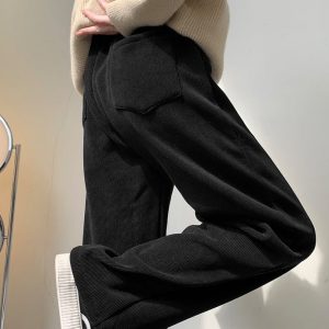 Cozy Jailey Fleece Pants for Y2K Aesthetic and Comfy Casual Outfits