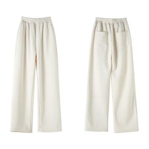 Cozy Jailey Fleece Pants for Y2K Aesthetic and Comfy Casual Outfits