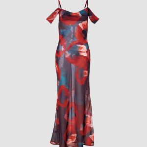 Cromwell Moonfall Y2K Aesthetic Maxi Dress - Embrace Coquette Style with Vintage Charm