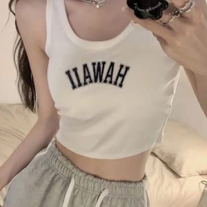 Elegant Y2K Off-Shoulder Knitted Crop Top - Slim Fit O-Neck Summer Streetwear for Women