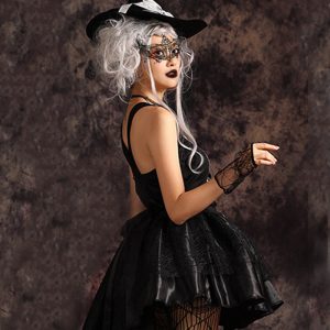 Enchanting Halloween Witch Magecraft Dress - Y2K Aesthetic with Grunge and Coquette Vibes