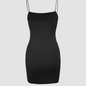 Enchantress Ruched Dress - Y2K Aesthetic Bodycon Dress for Coquette Style and Grunge Vibes