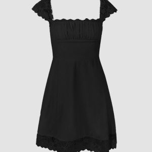 Euboea Y2K Sweetheart Mini Dress - Cute Coquette Aesthetic for Trendy Outfits