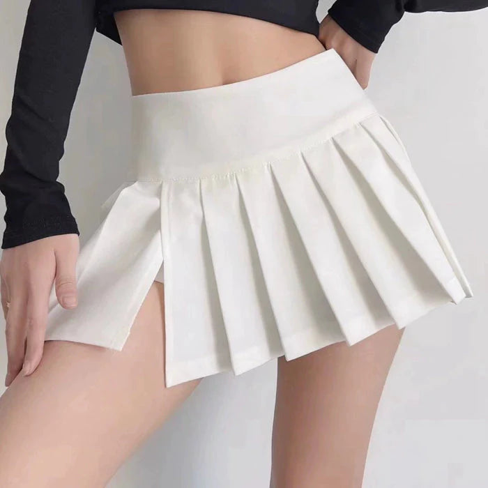 Everli Y2K Pleated Mini Skirt - Cute Cargo Skirt for Coquette and Grunge Aesthetic Outfits