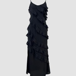 Flaming Y2K Maxi Dress - Bold Aesthetic Fashion for Statement Looks and Summer Vibes