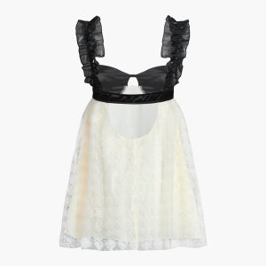 Floral Backless Tie-Up Bow Dress - Y2K Aesthetic Cute Summer Outfit for Stylish Looks