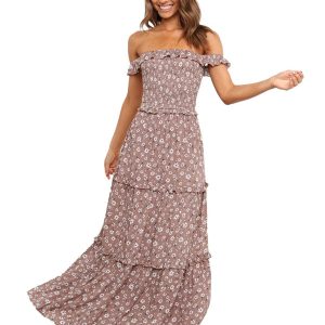 Floral Print Bust-Wrapped Dress - Fresh & Sweet Y2K Aesthetic for Effortless Style