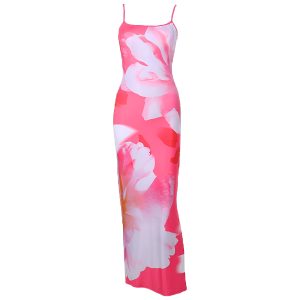 Floral Print Cami Maxi Dress - Y2K Aesthetic Summer Vibes for Effortless Style