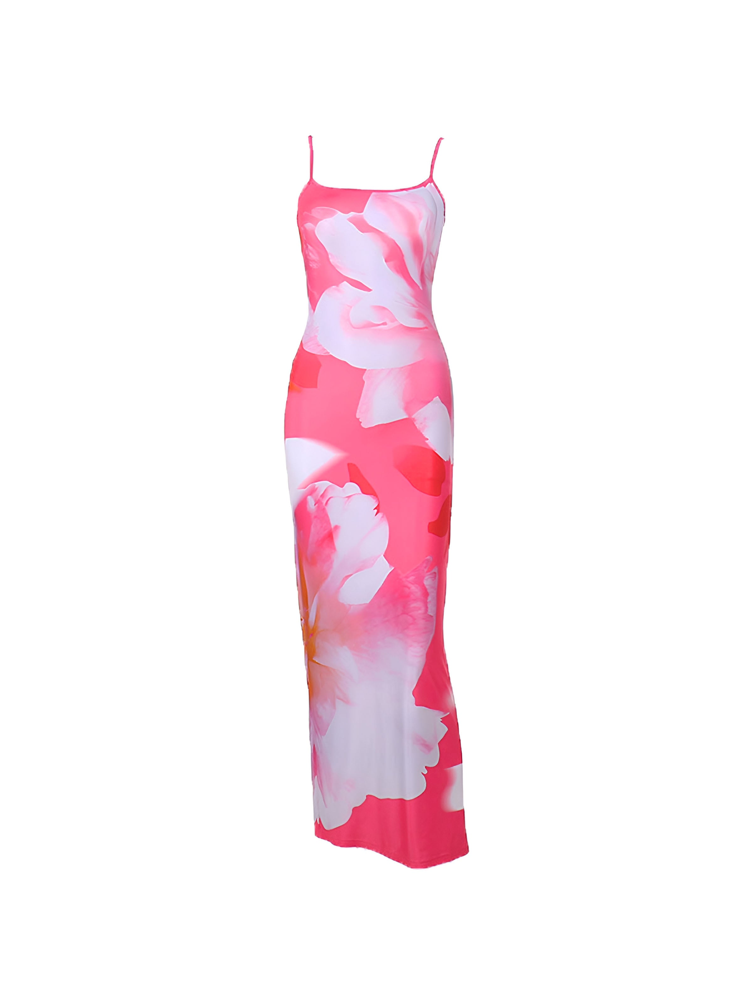 Floral Print Cami Maxi Dress - Y2K Aesthetic Summer Vibes for Effortless Style