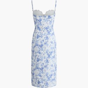 Floral Print Cami Midi Dress - Y2K Aesthetic Summer Style for Cute Outfits and Coquette Vibes