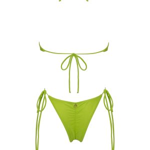 High Waist Monokini Swimsuit for Women - Y2K Halter Bandage Beachwear Biquini