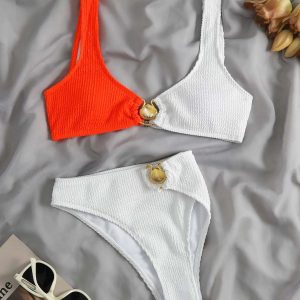 High Waist Push Up Brazilian Bikinis Set - Y2K Aesthetic Sexy Women’s Swimwear for Beachwear 2024