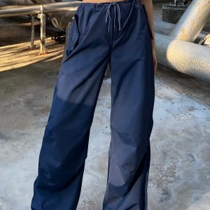 Karyn Y2K Loose Trousers - Comfy Grunge Style Pants for Aesthetic Outfits