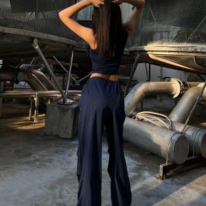 Karyn Y2K Loose Trousers - Comfy Grunge Style Pants for Aesthetic Outfits