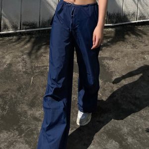 Karyn Y2K Loose Trousers - Comfy Grunge Style Pants for Aesthetic Outfits