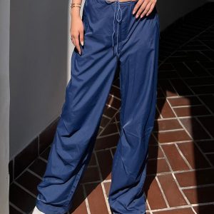 Karyn Y2K Loose Trousers - Comfy Grunge Style Pants for Aesthetic Outfits