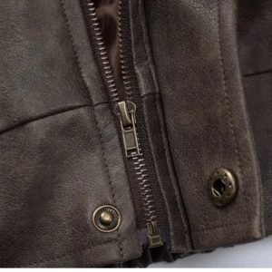 Kiya Vintage Y2K Leather Jacket - Retro Grunge Style Outerwear for Aesthetic Outfits