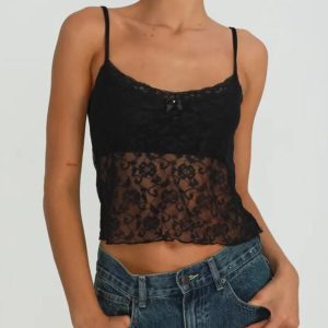 Kya Y2K Lace Top: Cute Coquette Aesthetic for Effortless Style and Charm